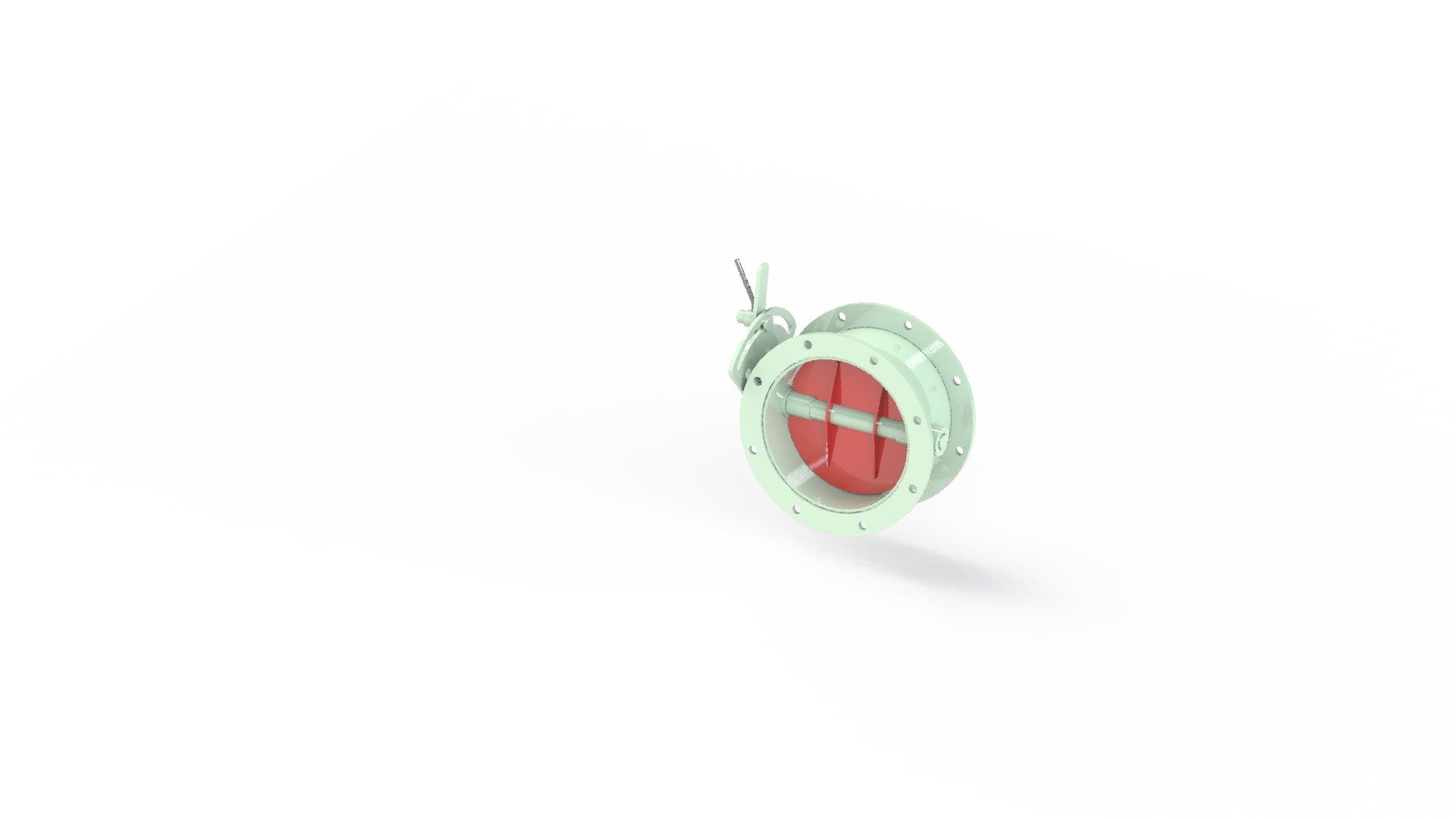 دمپر دستی استاندارد 300