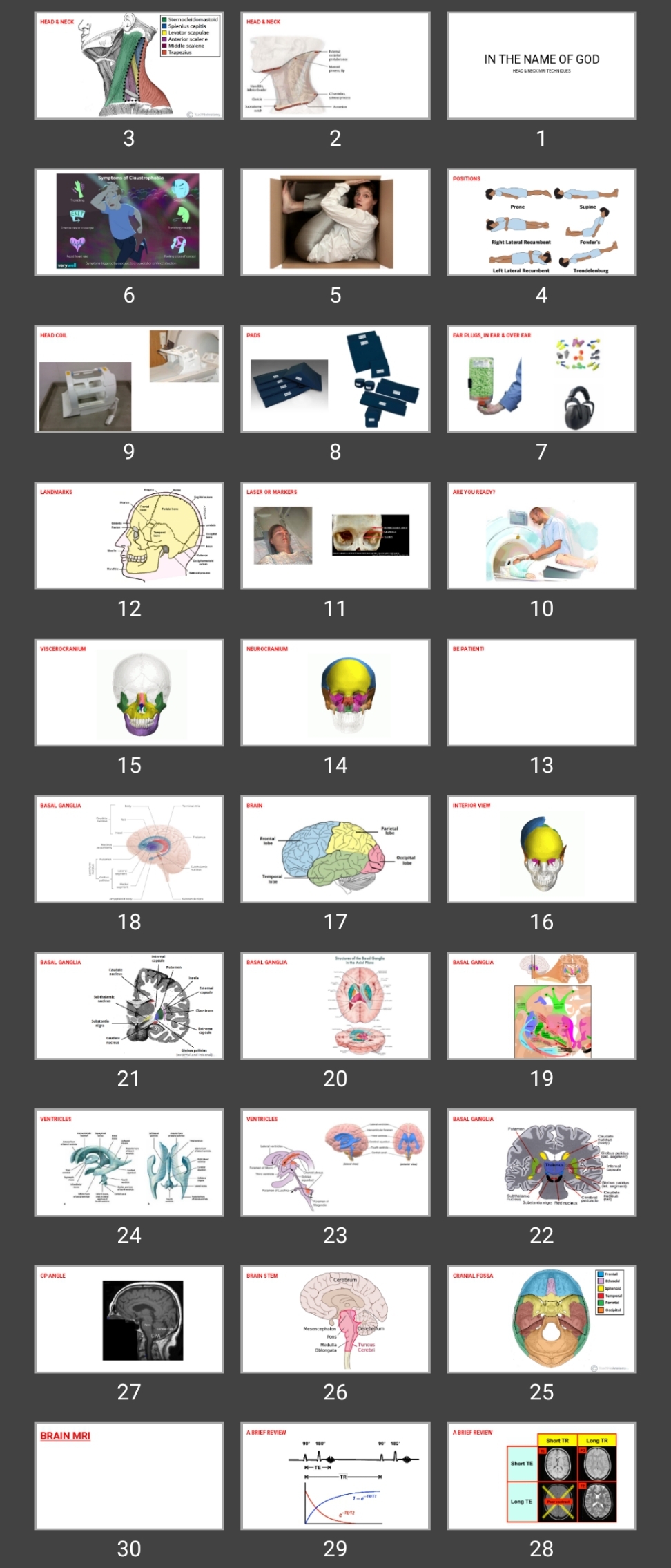 پاورپوینت HEAD MRI