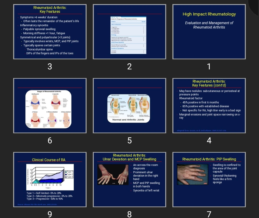 پاورپوینت Evaluation and Management of Rheumatoid Arthritis