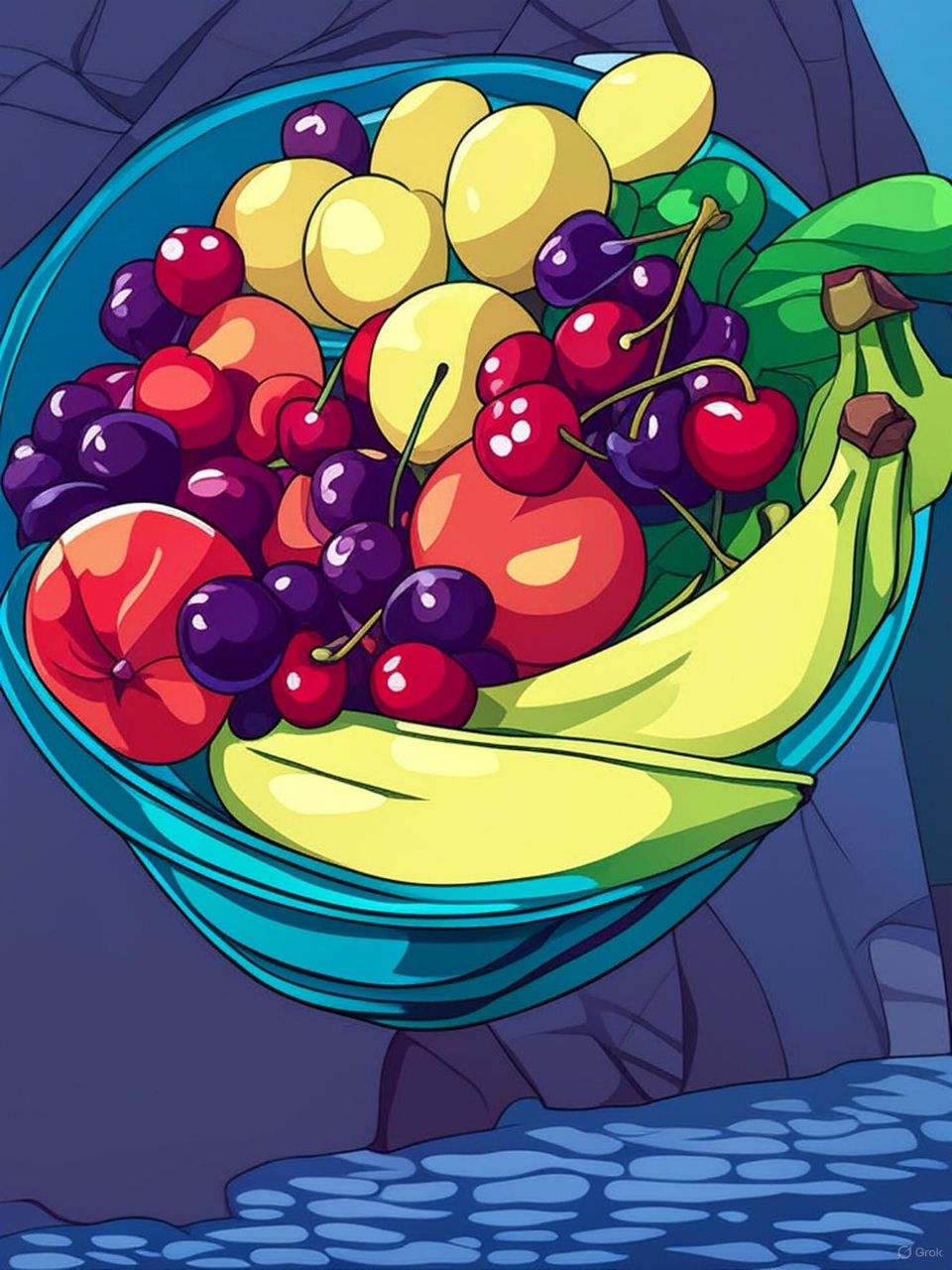 وکتور ظرف میوه