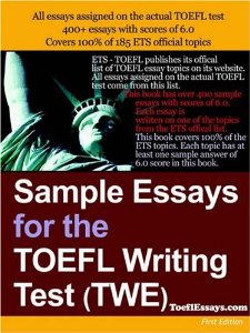 Sample Essays Collection For TOEFL