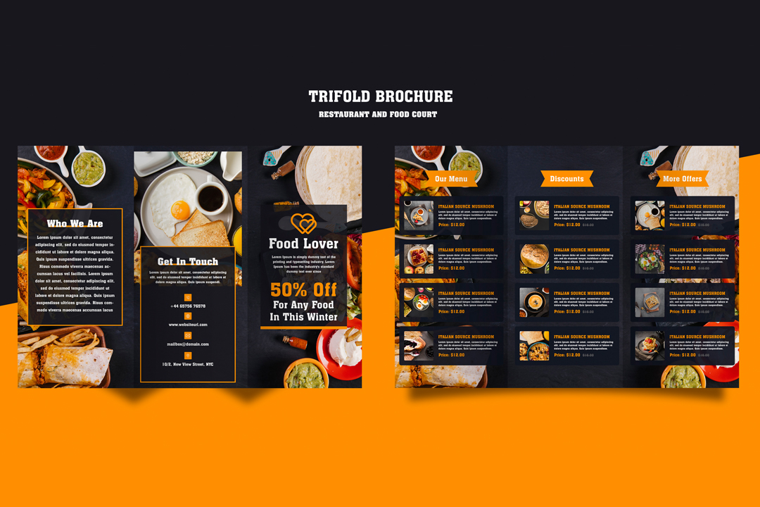 طرح لایه باز بروشور تبلیغاتی برای تمام مشاغل و خدمات شماره 6