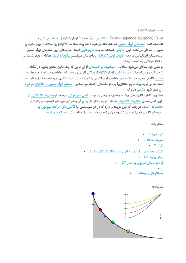 📝جزوه: قانون اویلر لاگرانژ          🖊استاد: نامشخص                (نسخه کامل)✅