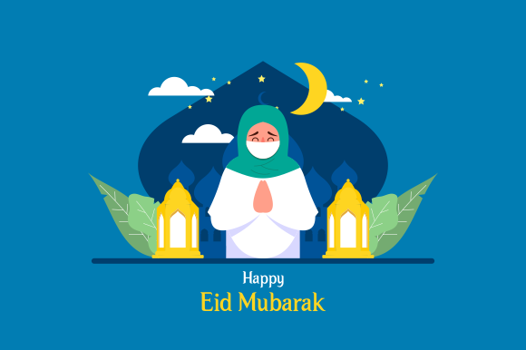   وکتور عید فطر (لایه باز و قابل ویرایش) - شماره 16