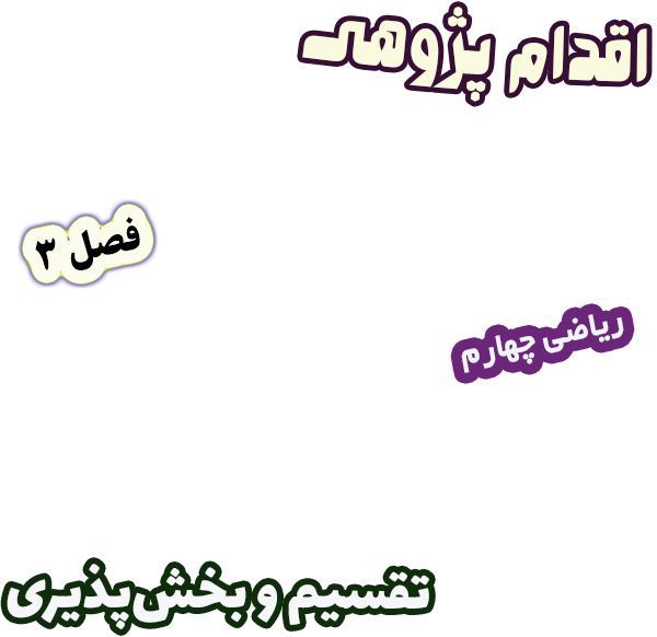 اقدام پژوهی چگونه مشکلات دانش‌آموزان را در تقسیم و بخش‌پذیری کاهش دادم؟ ، ریاضی چهارم