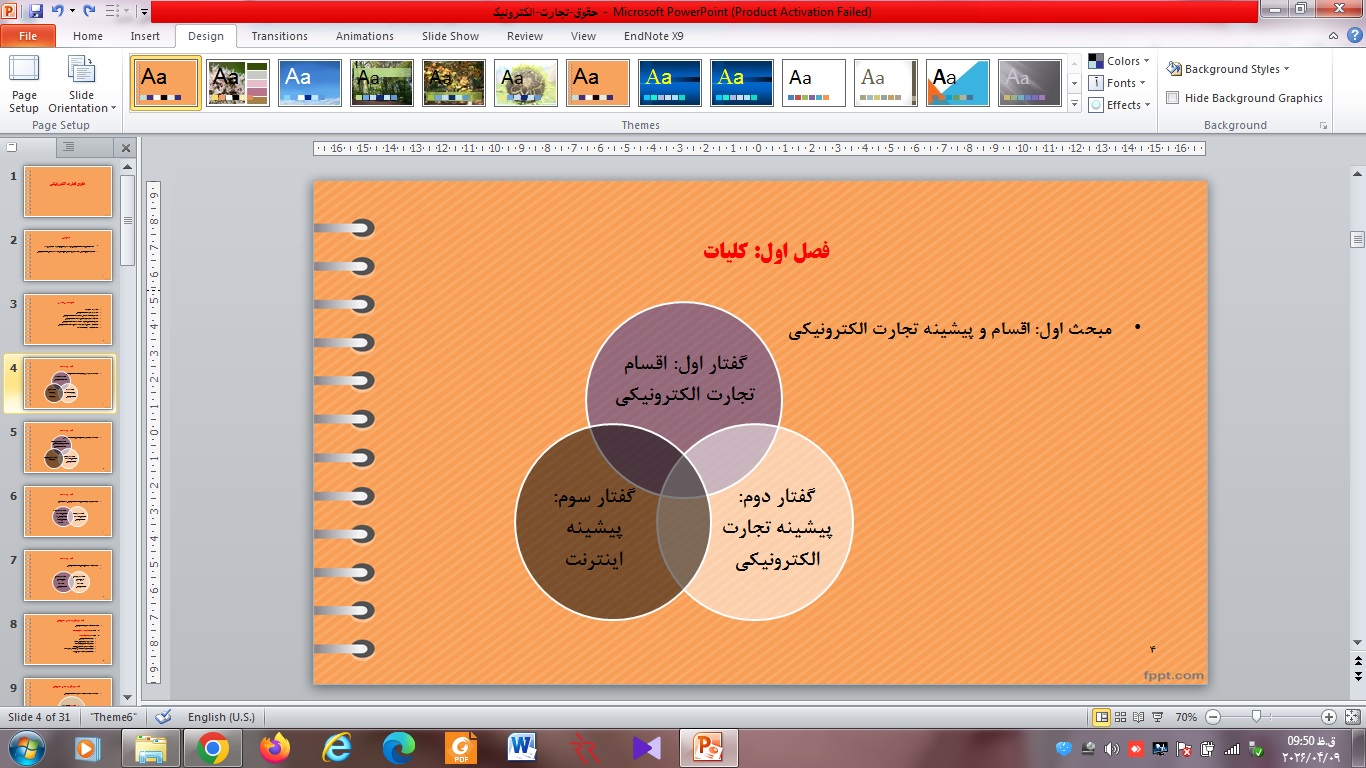 پاورپوینت حقوق تجارت الکترونیکی